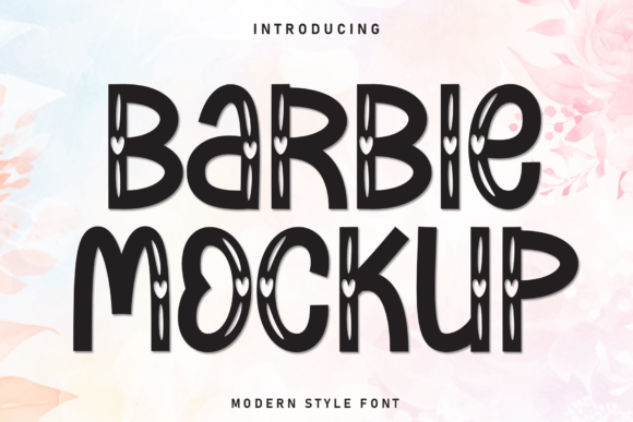Barbie Mockup: A Handwritten Font for Web Design