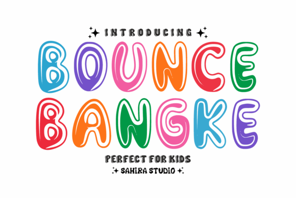 Bounce Bangke: A Playful Display Font That Pops in Campaign Visuals