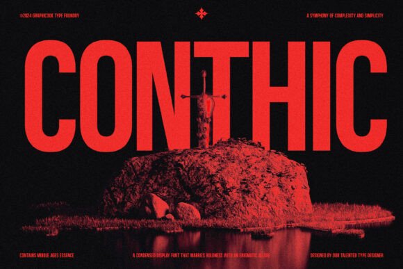 Conthic: Medieval Strength in a Modern Display Font