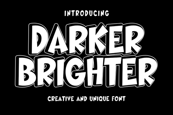 Darker Brighter: A Display Font That Elevates Campaign Visuals