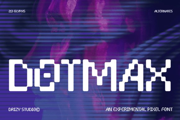 Dotmax – A Unique Display Font for Editorial Design