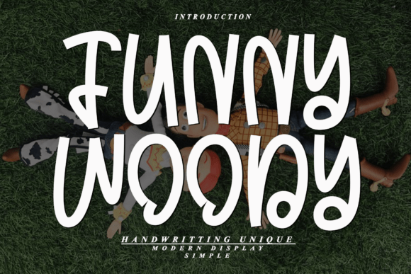 Funny Woody: Warm Handwritten Font for Handmade Products