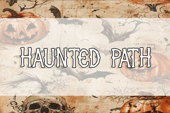 Haunted Path: A Versatile Display Font for Digital Design