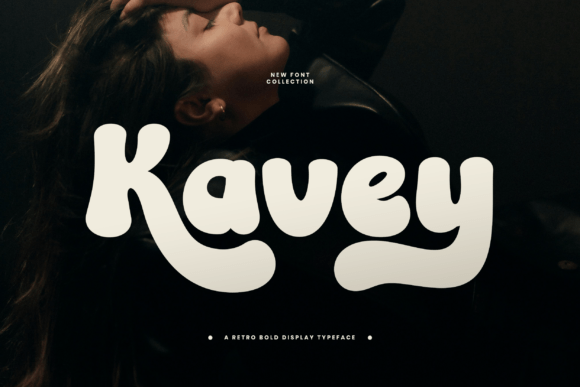 Kavey Font Review: A Bold Retro Display Font for Branding
