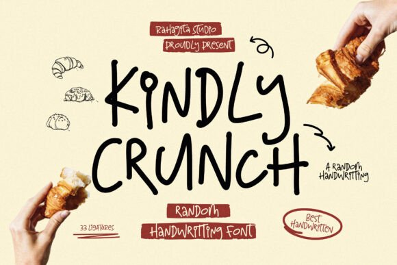 Kindly Crunch: A Handwritten Font with Real Branding Personality