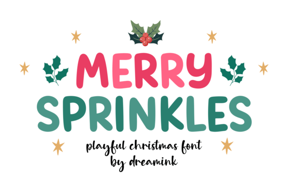 Merry Sprinkles: A Plump Display Font for Festive Editorial Design