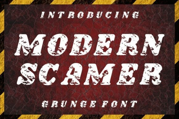Modern Scamer: A Display Typeface Built for Bold Marketing