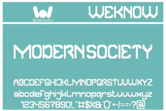 Modern Society: A Font for Tomorrow’s Web