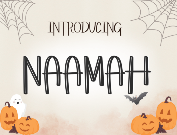 Naamah: A Playful Display Font for Scroll-Stopping Campaigns