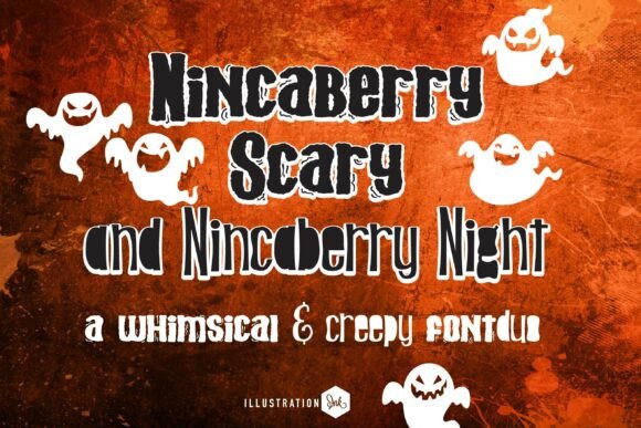 Nincaberry Scary Duo: A Halloween Font for Web Designers