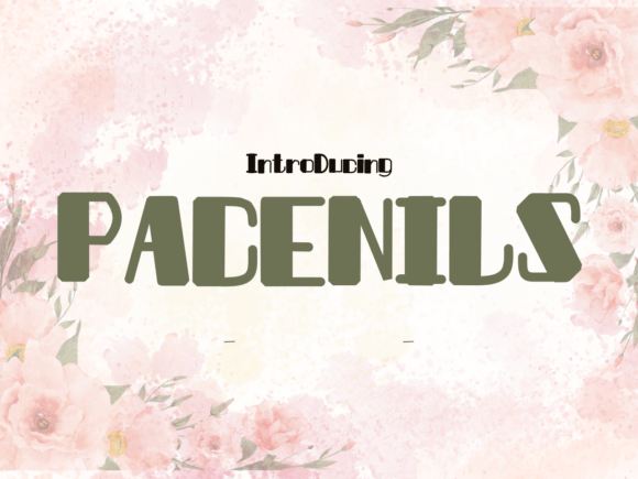 Pacenils: A Display Font That Brings Friendly Charm to Branding Projects