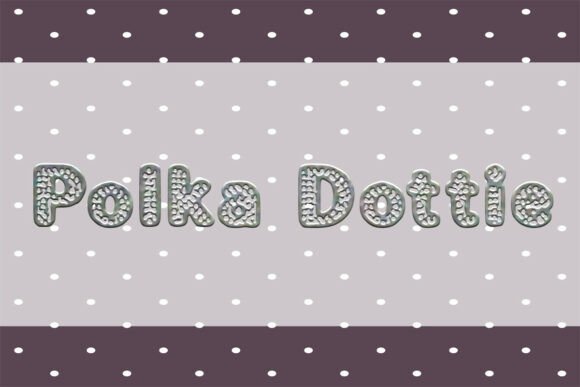 Polka Dottie Font: A Playful Typeface for Crafters and Makers