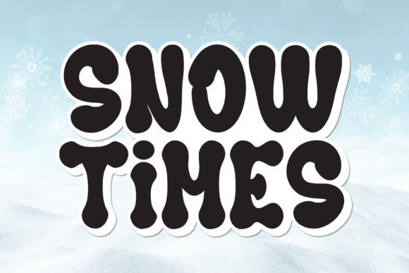 Snow Times Font Review: A Casual Display Font for Small Business Branding