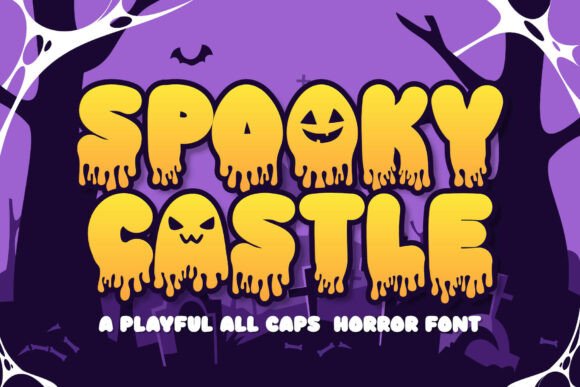 Spooky Castle Font Brings Playful Horror to Real Branding Work