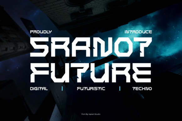 Sranot Future: A Futuristic Display Font for Handmade Products