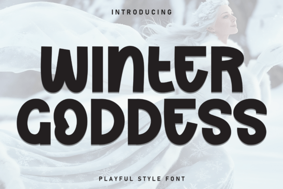 Winter Goddess: A Casual Display Font for Modern Editorial Design