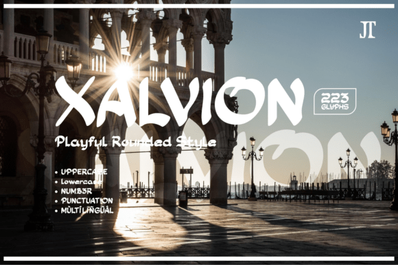 Xalvion in Action: A Display Font for Branding Projects