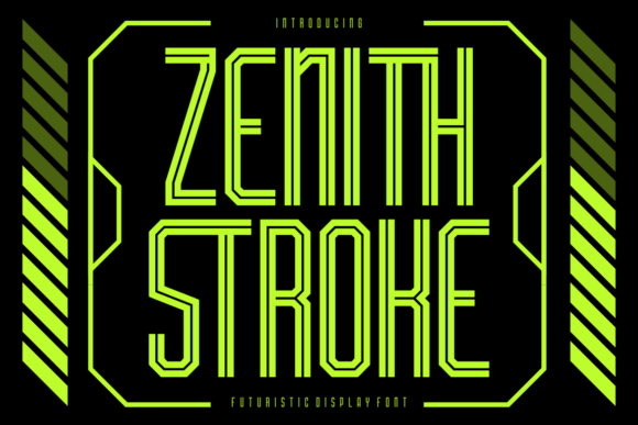 Zenith Stroke: A Font That Elevates Every Craft Project