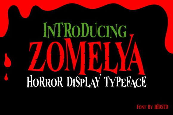 Zomelya: A Display Font for Editorial Mood
